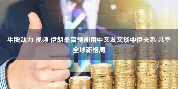 牛股动力 视频 伊朗最高领袖用中文发文谈中伊关系 共塑全球新格局